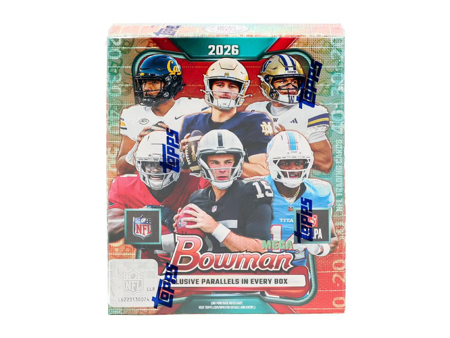 2026 Topps Bowman Football Mega Trading Cards