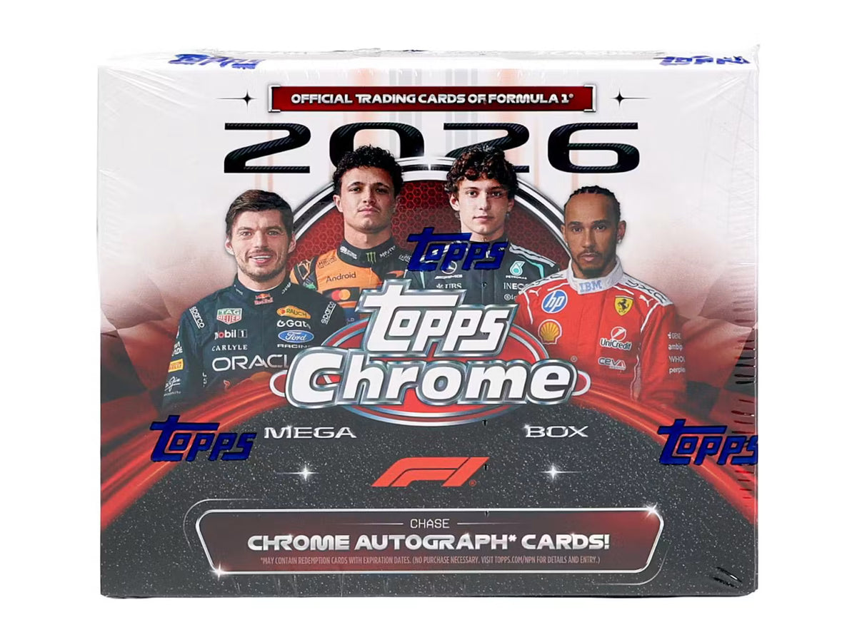 2026 Topps Chrome F1 Formula 1 Mega Trading Cards