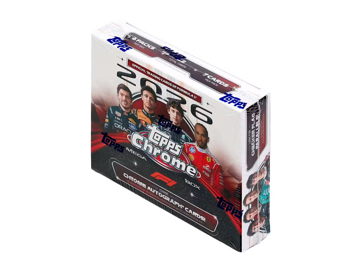 2026 Topps Chrome F1 Formula 1 Mega Trading Cards