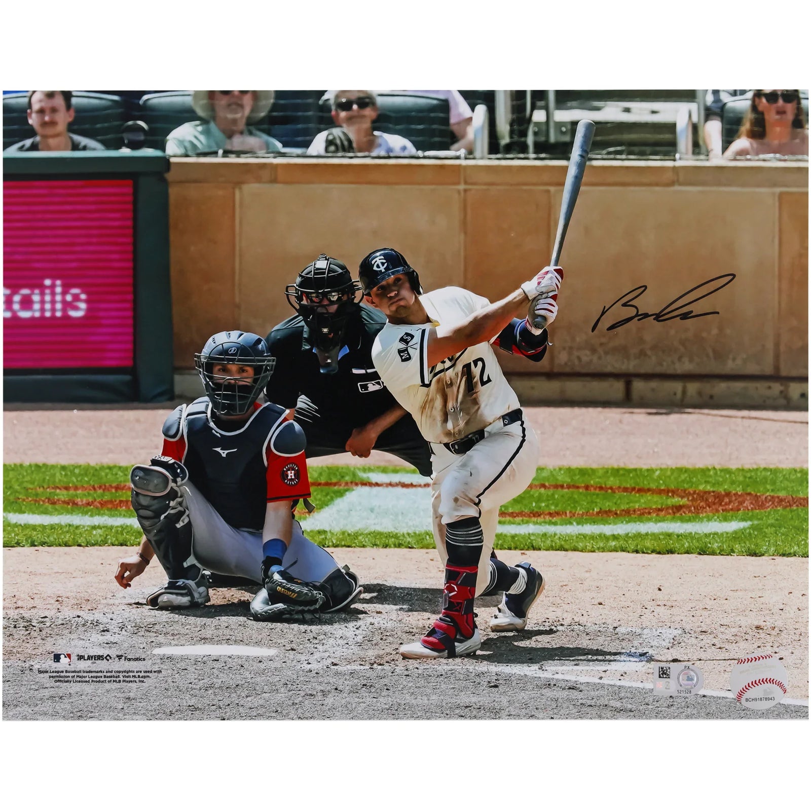 Brooks Lee Minnesota Twins Autographed Fanatics Authentic 11" x 14" Batting Photograph