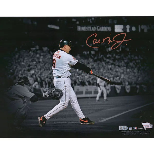 Cal Ripken Jr. Baltimore Orioles Fanatics Authentic Autographed 11" x 14" Spotlight Photograph