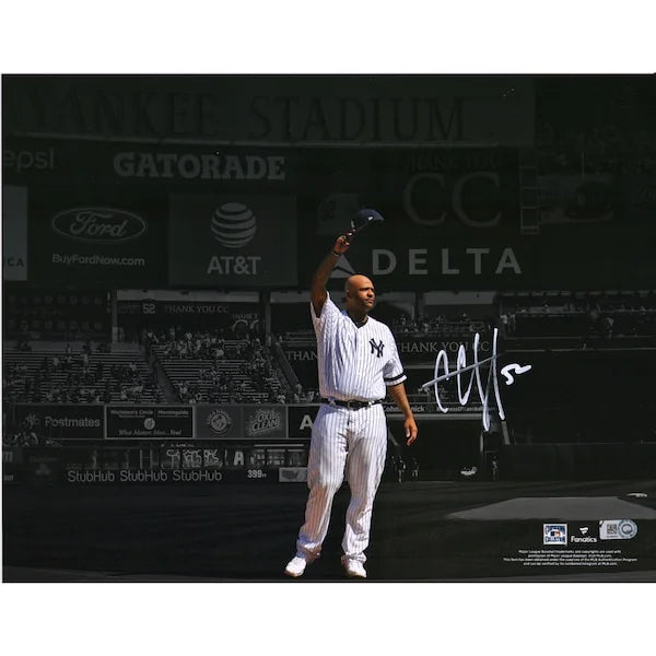 CC Sabathia Signed 11 x 14 Yankees Photo | Cap Tip Spotlight