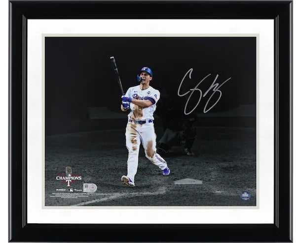 Corey Seager Signed 11 x 14 Photograph | 2023 World Series Champions