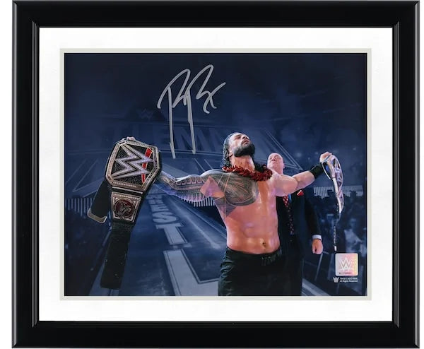 Roman Reigns Signed 11 x 14 WrestleMania 38 Photograph | Authenticated