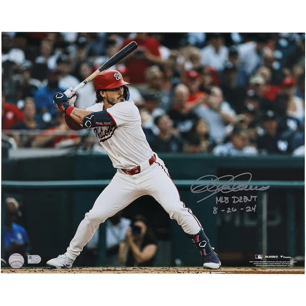 Dylan Crews Signed 16 x 20 MLB Debut Photo | Nationals