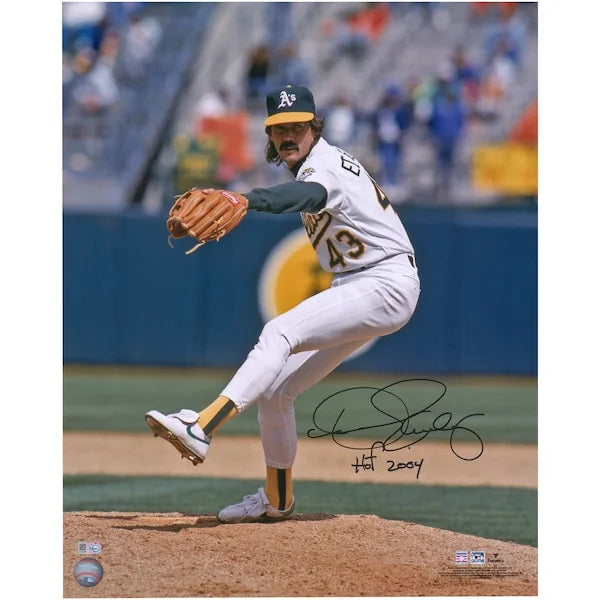 Dennis Eckersley Signed 16 x 20 Photo | Oakland Athletics HOF 04