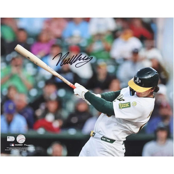 Nick Kurtz Signed 16 x 20 Photo | Athletics MLB Debut