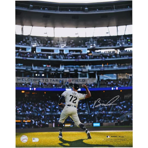 Brooks Lee Minnesota Twins Autographed Fanatics Authentic 16" x 20" Throwing in MLB Debut Photograph