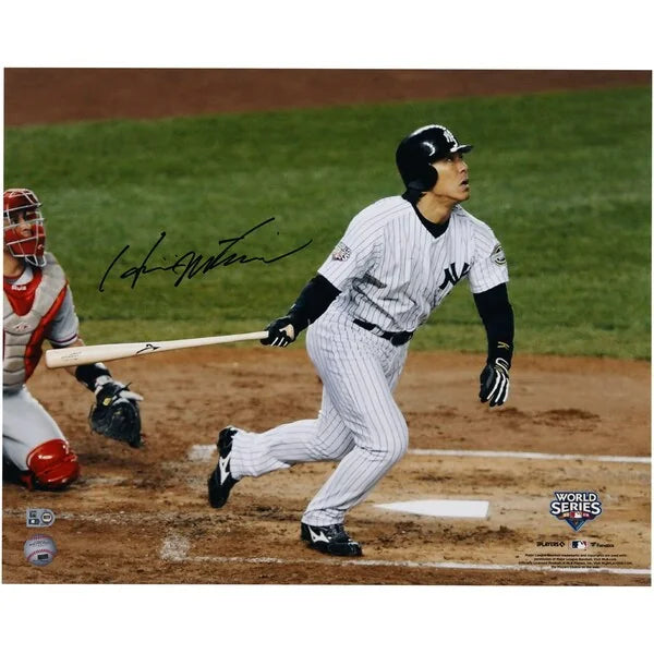 Hideki Matsui Signed 16 x 20 Photo | 2009 World Series MVP