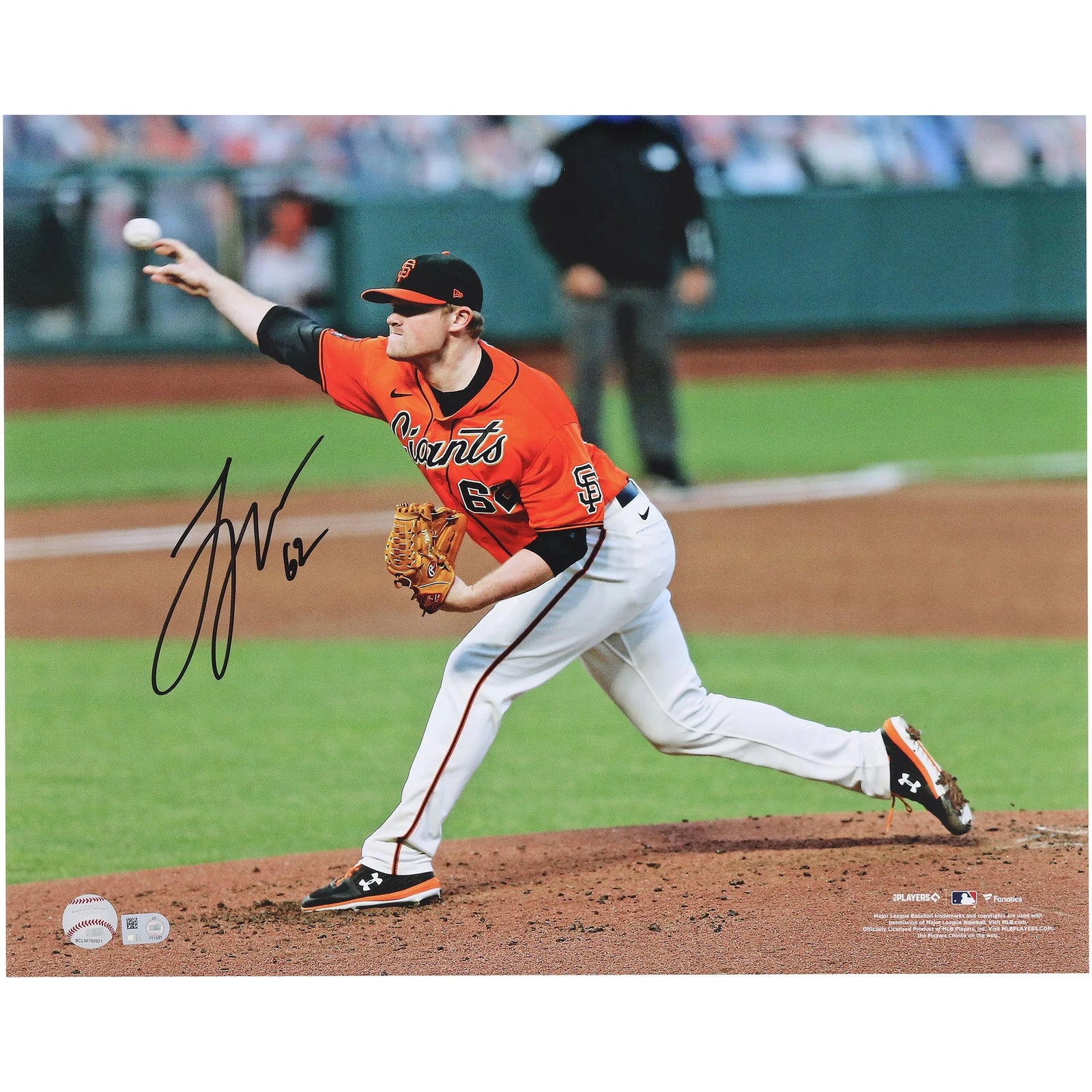 Logan Webb Signed 16 x 20 Photo | San Francisco Giants