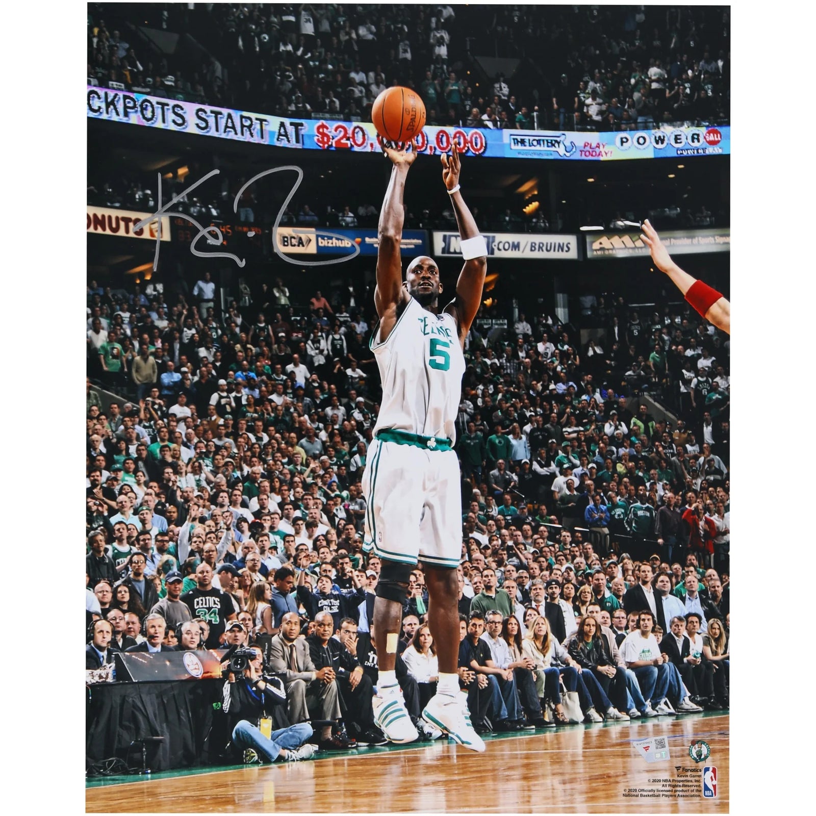 Kevin Garnett Signed 16 x 20 Photograph | Boston Celtics