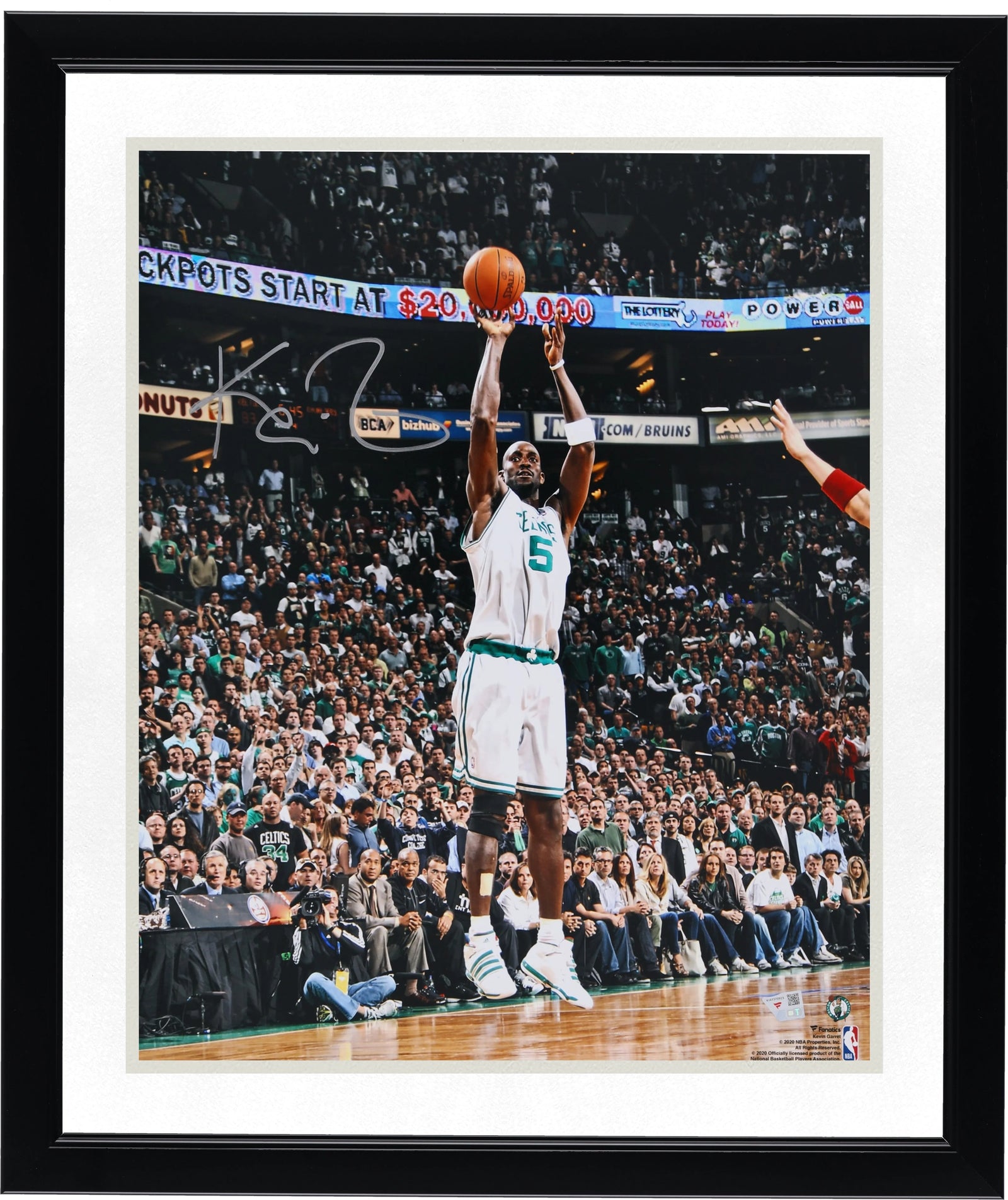 Kevin Garnett Signed 16 x 20 Photograph | Boston Celtics
