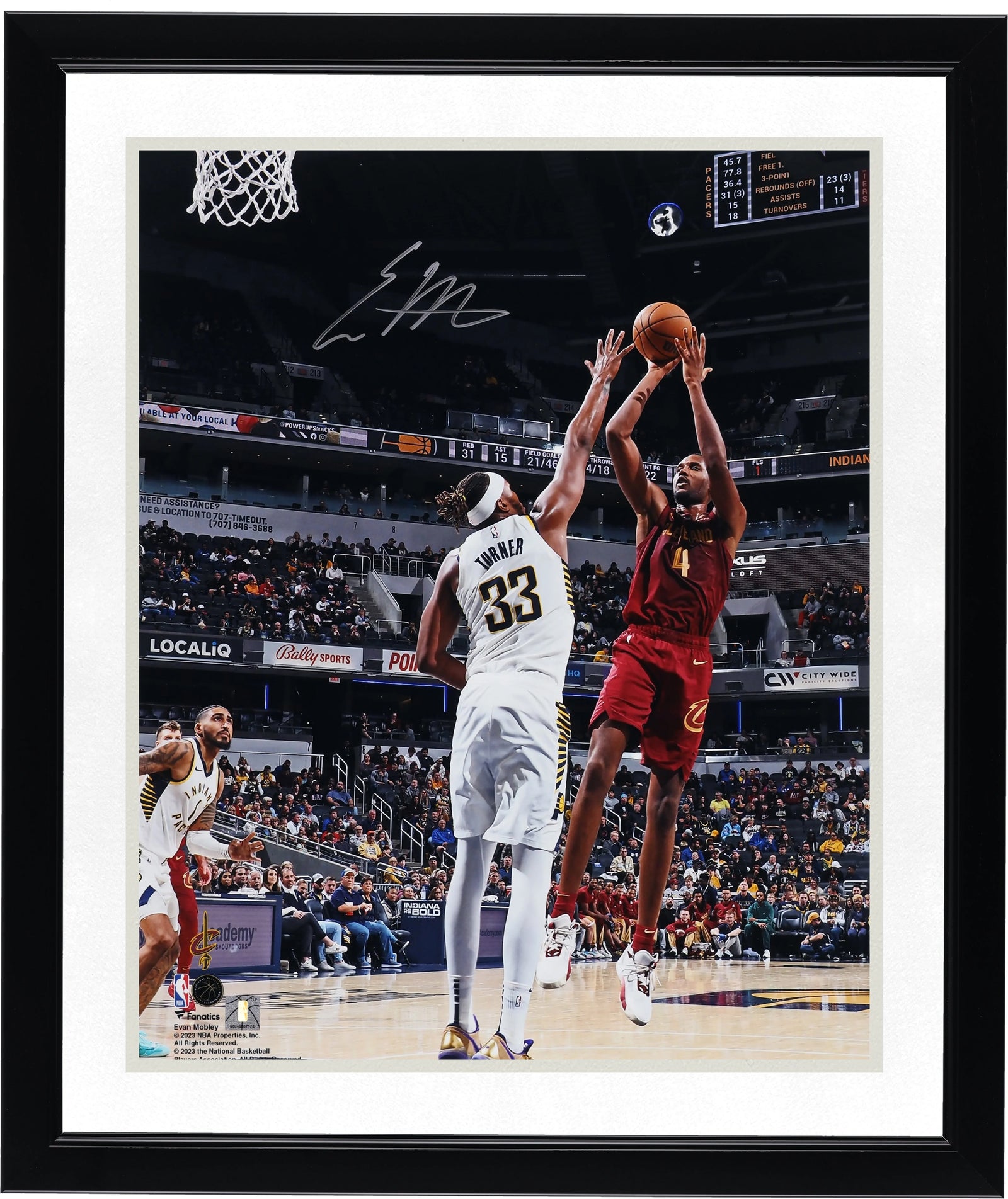 Evan Mobley Signed 16 x 20 Photograph | Cavaliers Fadeaway