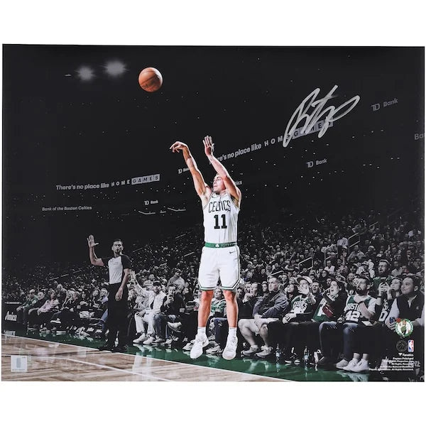Payton Pritchard Boston Celtics Autographed Fanatics Authentic 16" x 20" Shooting Photograph