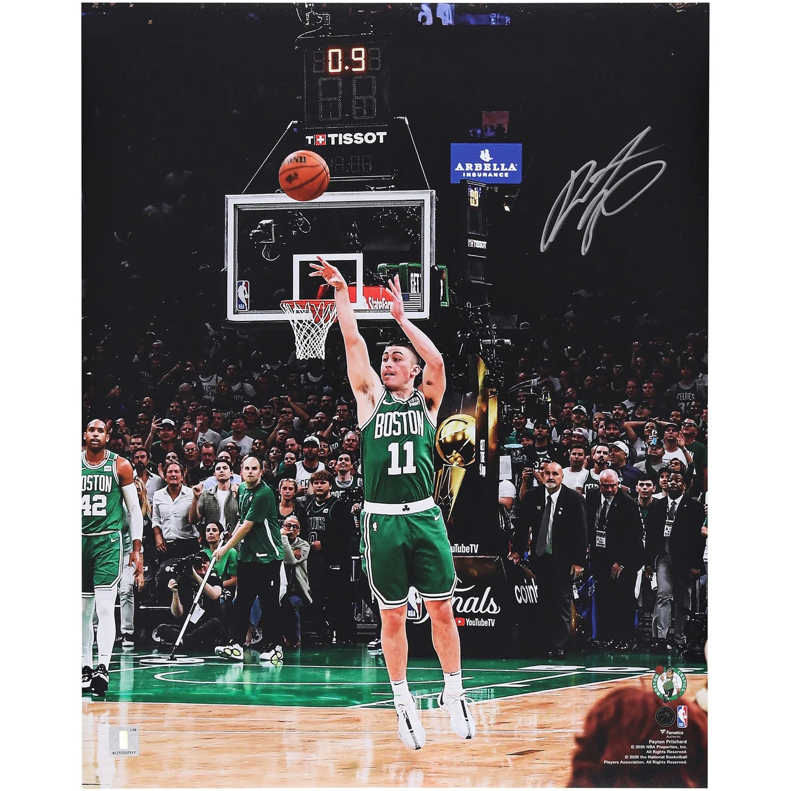 Payton Pritchard Signed 16 x 20 Photograph | Celtics Game 5 Buzzer Beater