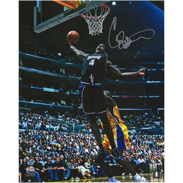 Chris Webber Signed 16 x 20 Photograph | Sacramento Kings Dunk vs Lakers
