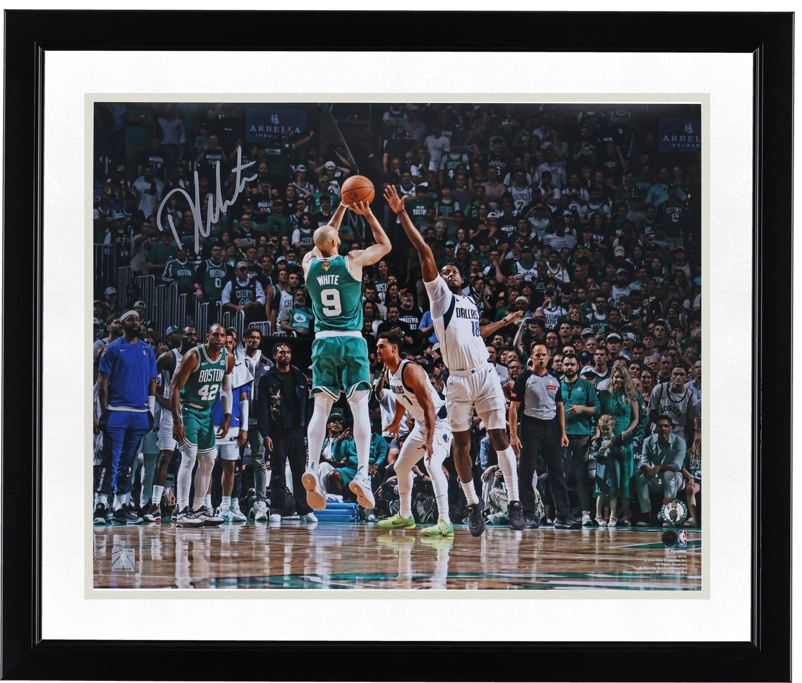 Derrick White Signed 16 x 20 Photo | 2024 NBA Finals Champions