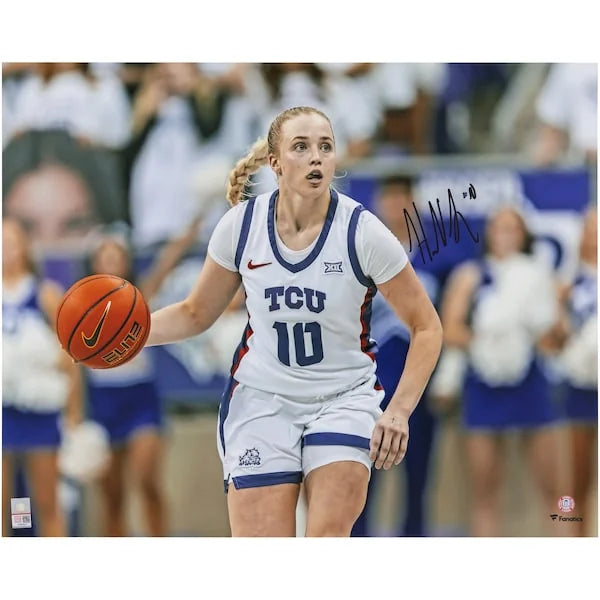 Hailey Van Lith Signed TCU Horned Frogs 16 x 20 Photo | Authenticated