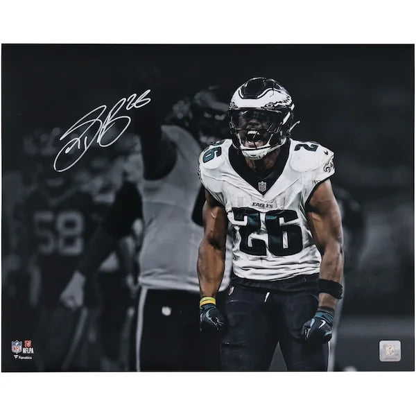 Saquon Barkley Signed 16 x 20 Photo | Philadelphia Eagles Celebration