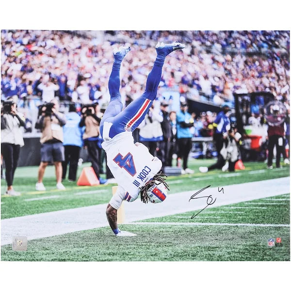 James Cook III Signed 16 x 20 Photo | Buffalo Bills