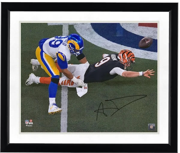 Aaron Donald Signed 16 x 20 Super Bowl LVI Champions Photograph | Rams