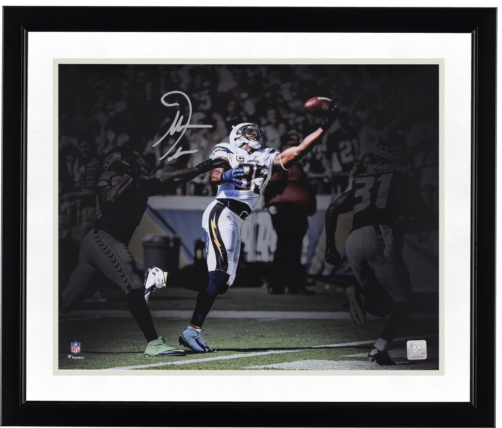Antonio Gates Signed Chargers 16 x 20 Photo | One Handed Catch
