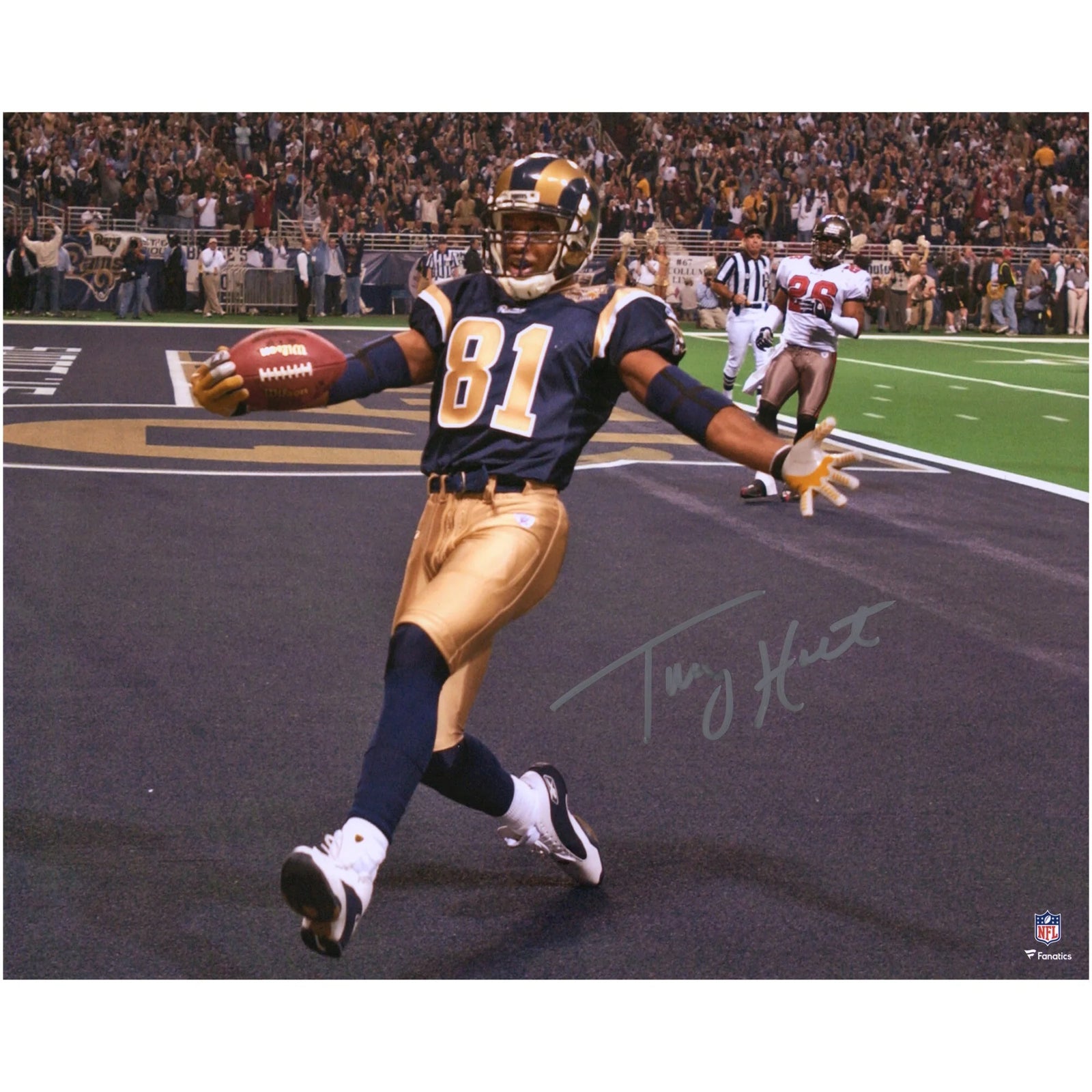 Torry Holt Signed 16 x 20 Touchdown Catch Photo | St. Louis Rams