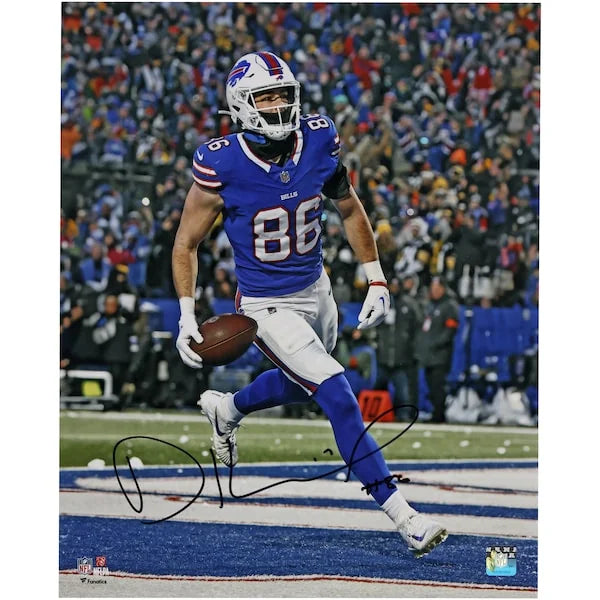Dalton Kincaid Signed 16 x 20 Photo | Buffalo Bills Touchdown