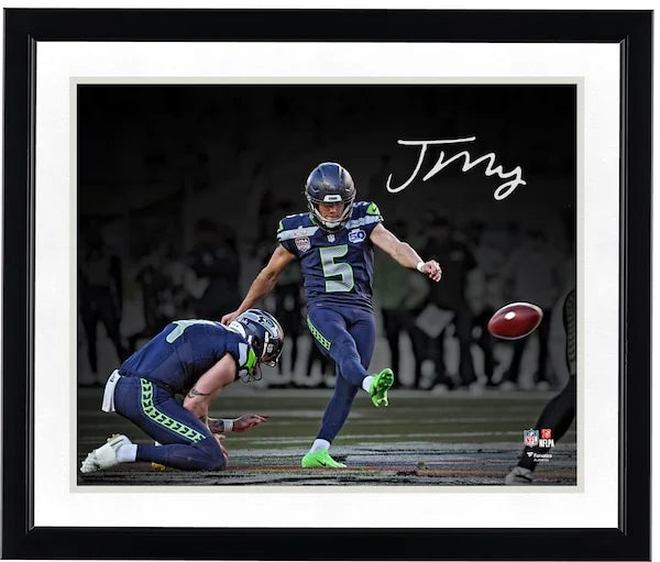 Jason Myers Signed 16 x 20 Photo | Seahawks Super Bowl LX