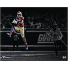 Malik Nabers New York Giants Autographed Fanatics Authentic 16" x 20" Leaping Catch Photograph