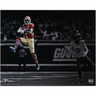 Malik Nabers New York Giants Autographed Fanatics Authentic 16" x 20" Leaping Catch Photograph