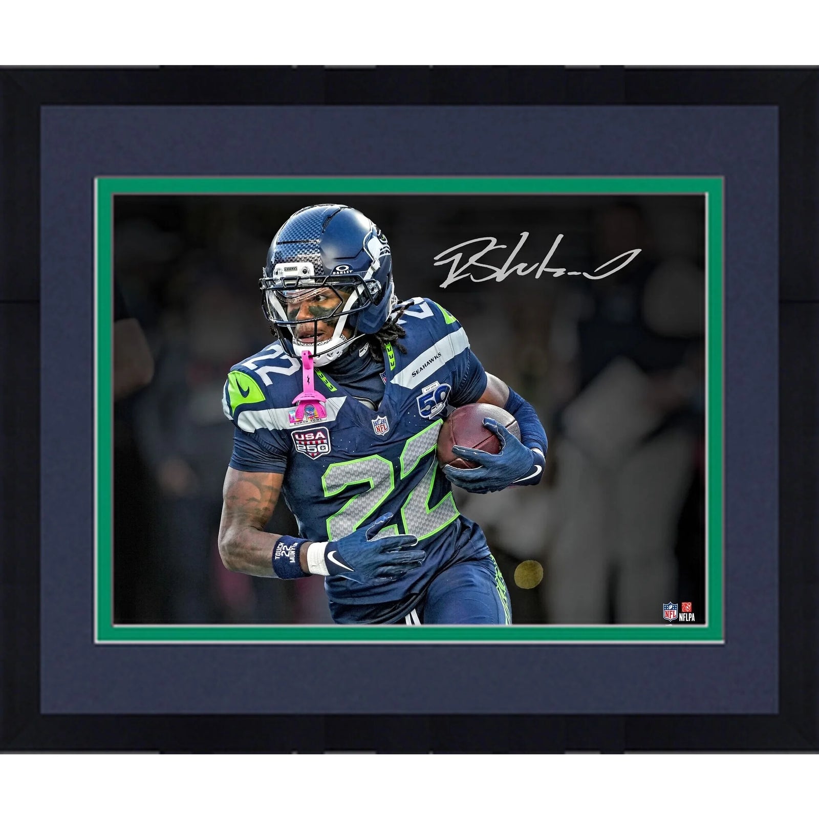 Rashid Shaheed Signed 16 x 20 Photo | Seattle Seahawks Super Bowl LX