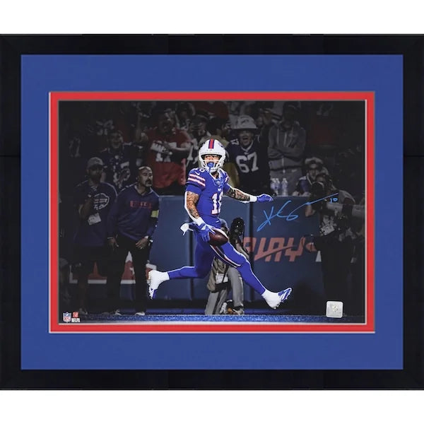 Khalil Shakir Signed Buffalo Bills 16 x 20 Photograph | Touchdown Spotlight