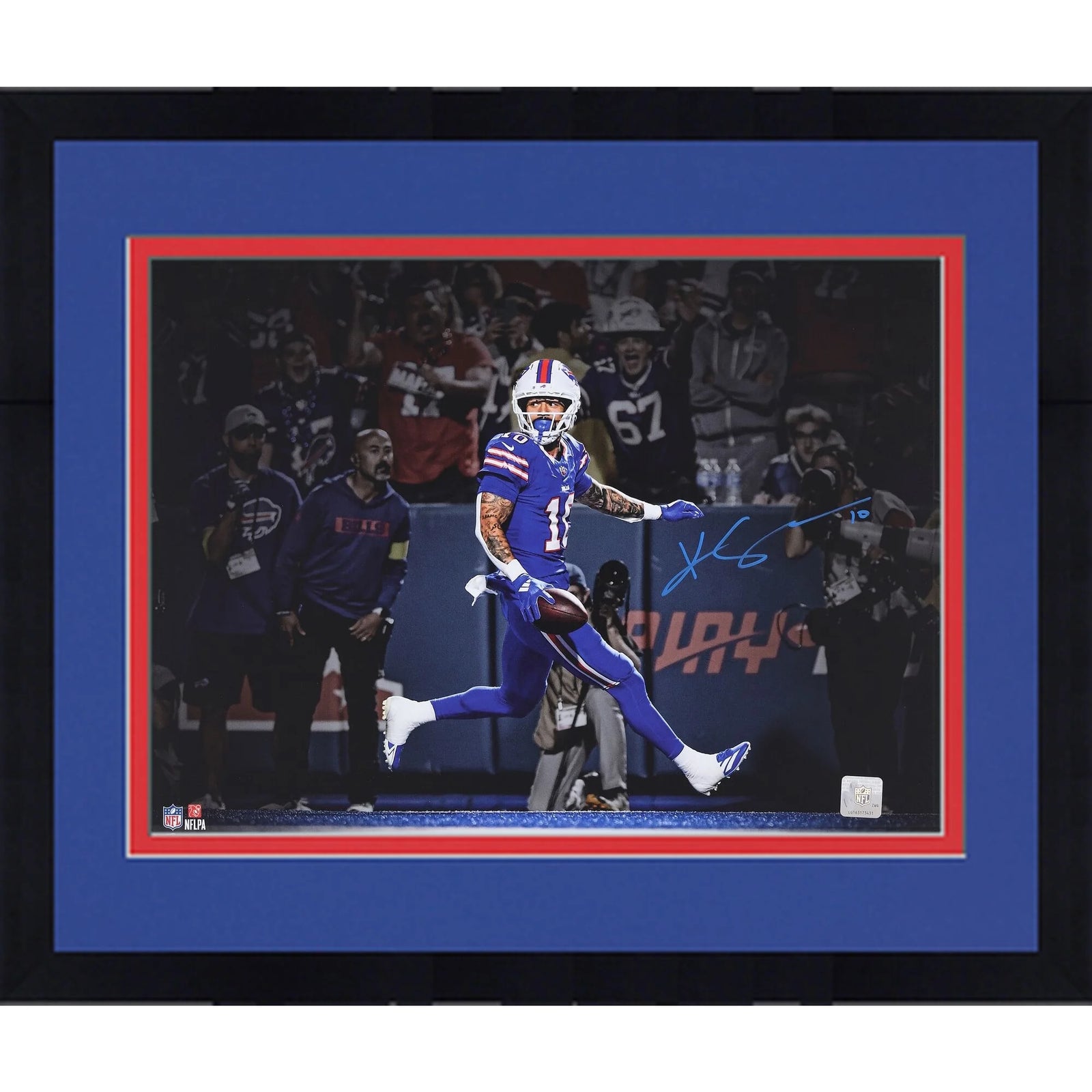 Khalil Shakir Signed Buffalo Bills 16 x 20 Photograph | Touchdown Spotlight
