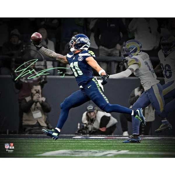 Jaxon Smith-Njigba Signed Seahawks 16 x 20 Photo | 2025 NFC Championship