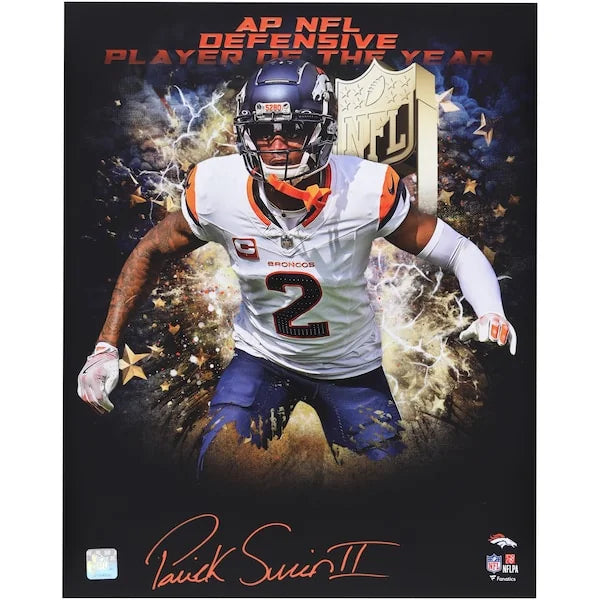 Patrick Surtain II Signed 16 x 20 Photograph | 2024 NFL DPOY