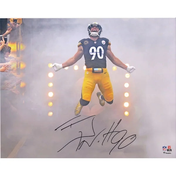 T.J. Watt Signed 16 x 20 Photograph | Pittsburgh Steelers