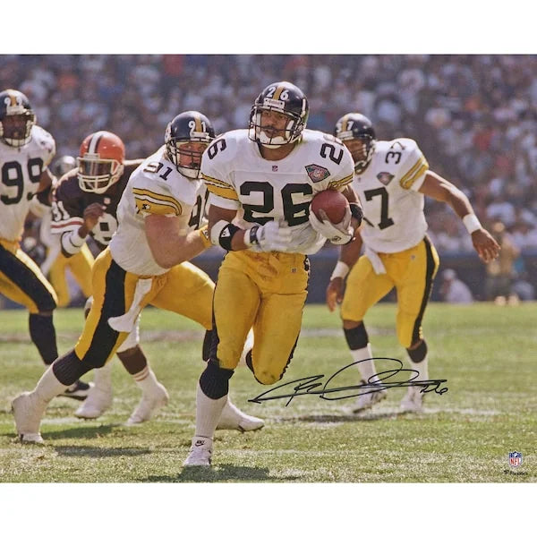 Rod Woodson Signed 16 x 20 Interception Photo Pittsburgh Steelers