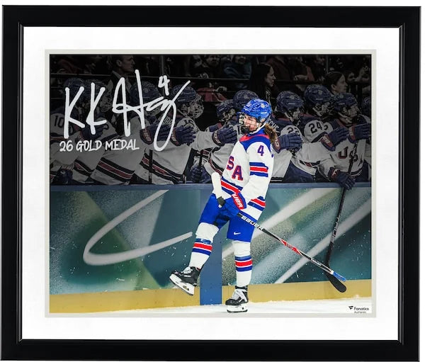 Caroline Harvey Signed Team USA 16 x 20 Photo | 2026 Olympics Gold Medal