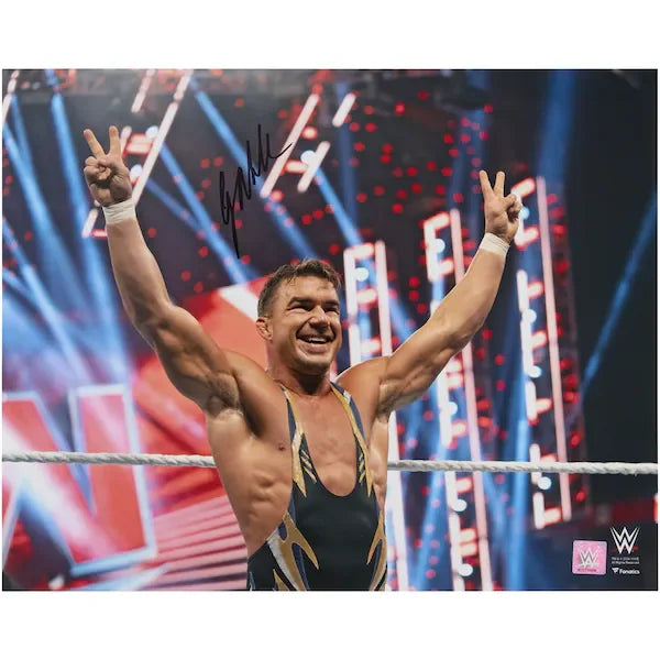 Chad Gable WWE Autographed Fanatics Authentic 16" x 20" Raising Arms Photograph