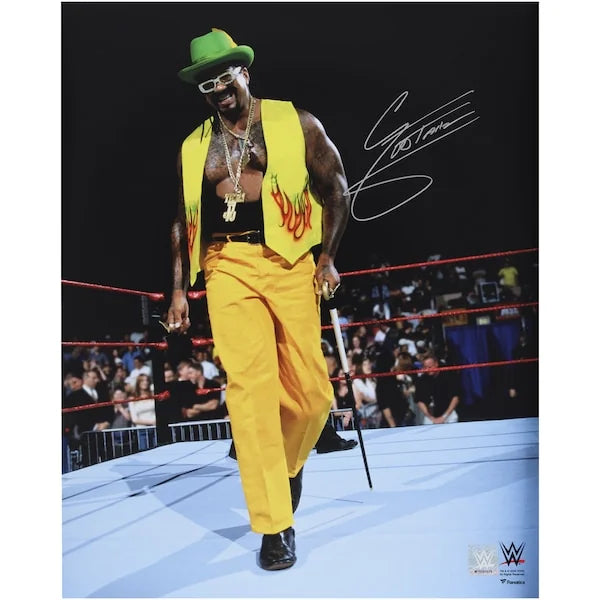 The Godfather Signed 16 x 20 WWE In-Ring Entrance Photograph | Authenticated