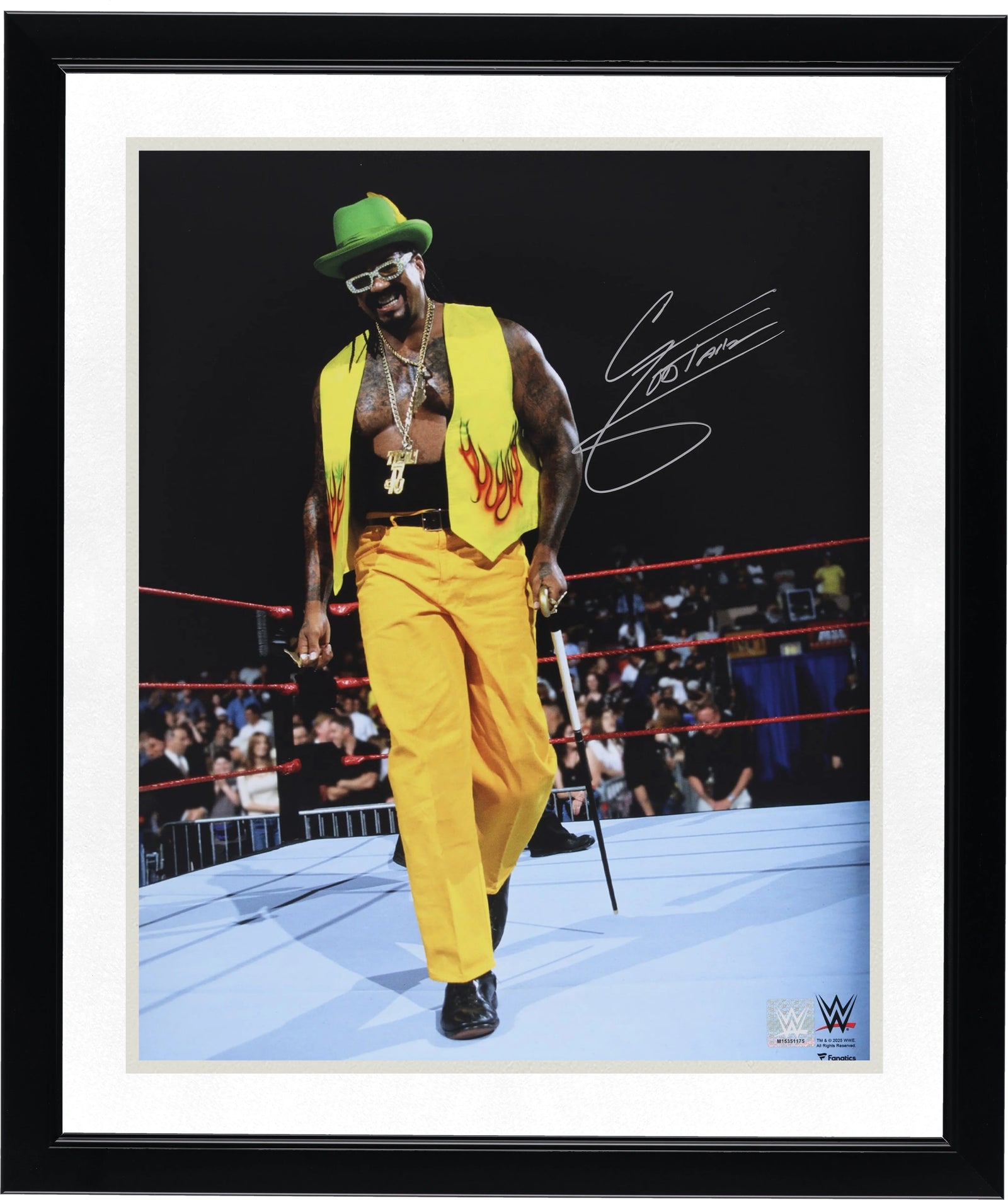 The Godfather Signed 16 x 20 WWE In-Ring Entrance Photograph | Authenticated