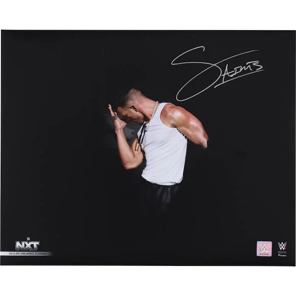 Ricky Saints Signed 16 x 20 NXT Debut Photograph | Authenticated