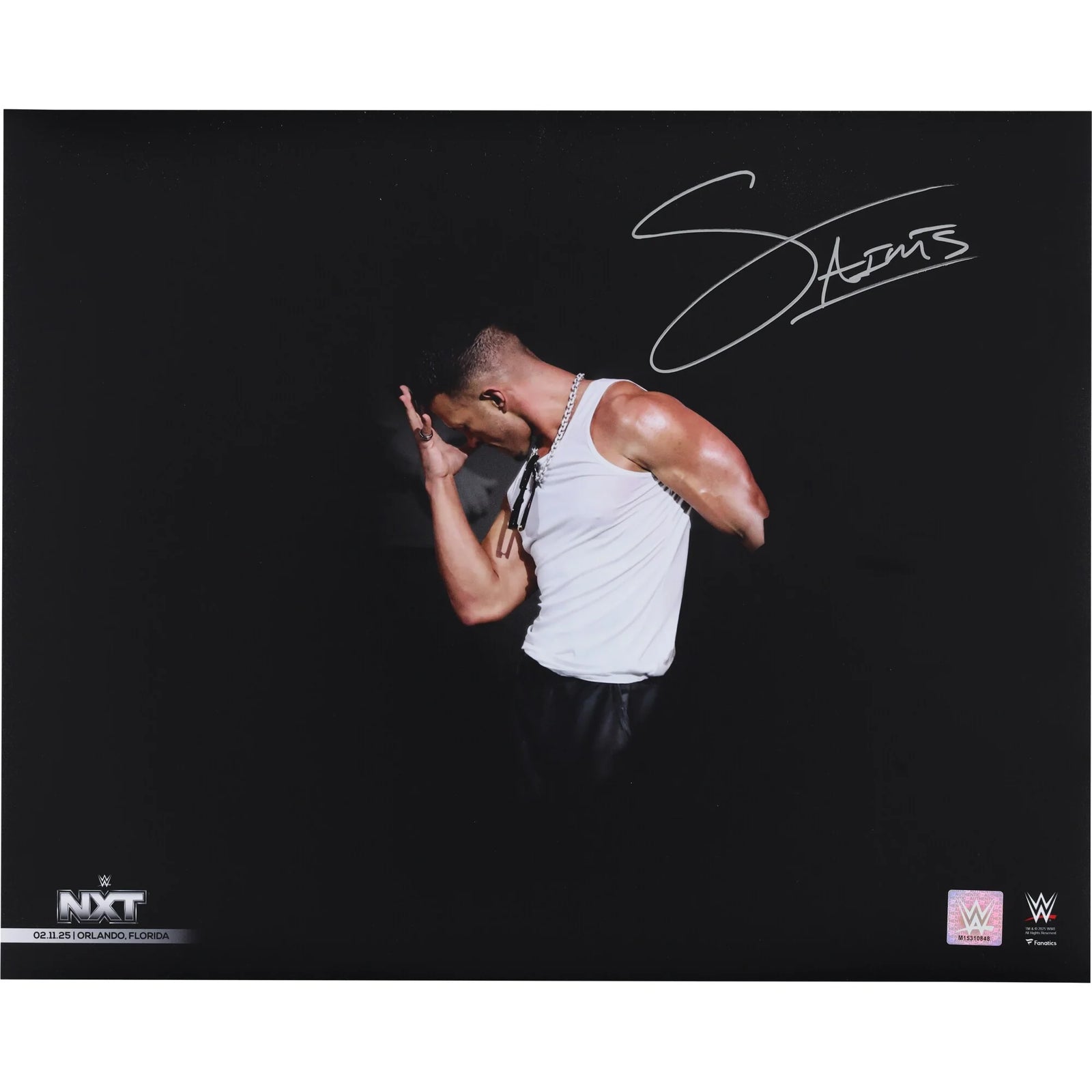 Ricky Saints Signed 16 x 20 NXT Debut Photograph | Authenticated