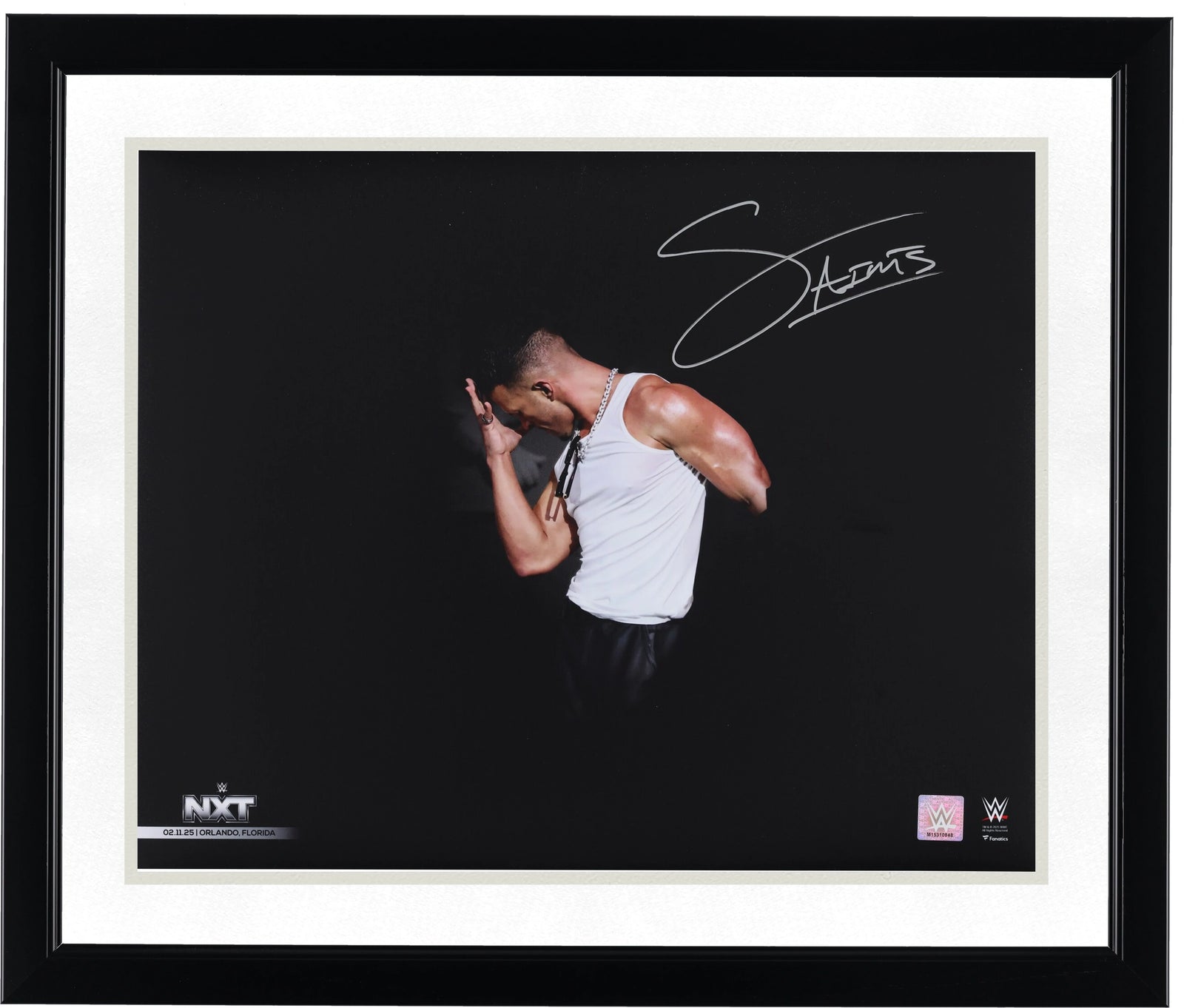 Ricky Saints Signed 16 x 20 NXT Debut Photograph | Authenticated