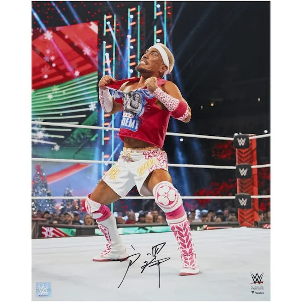 Akira Tozawa Signed WWE 16 x 20 Photograph | Ripping Shirt