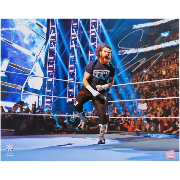 Sami Zayn Signed 16 x 20 Photograph | Elimination Chamber