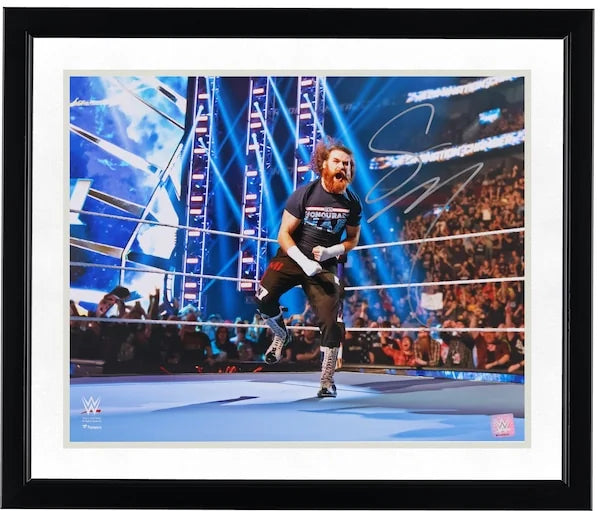 Sami Zayn Signed 16 x 20 Photograph | Elimination Chamber