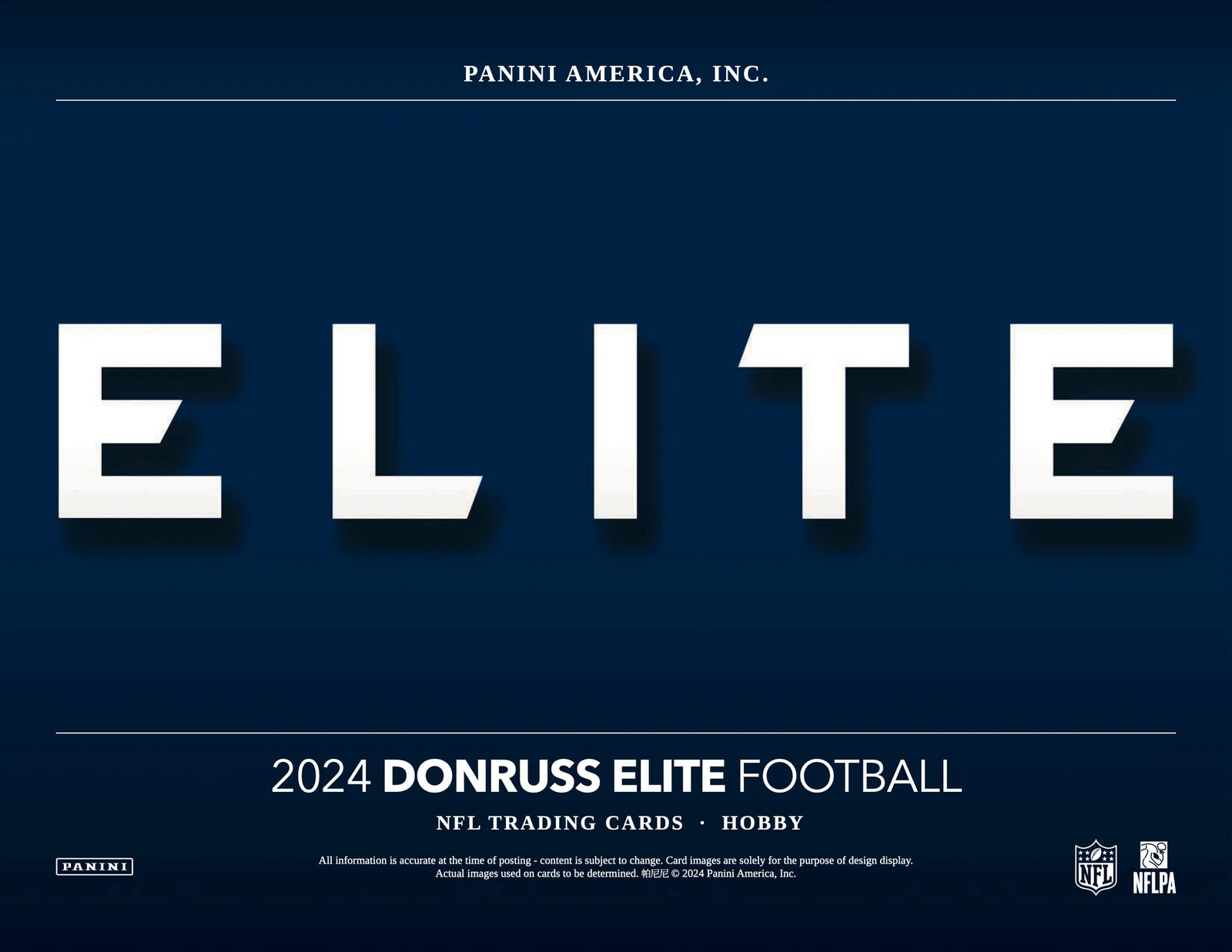 2024 Panini Donruss Elite Football Hobby Trading Cards