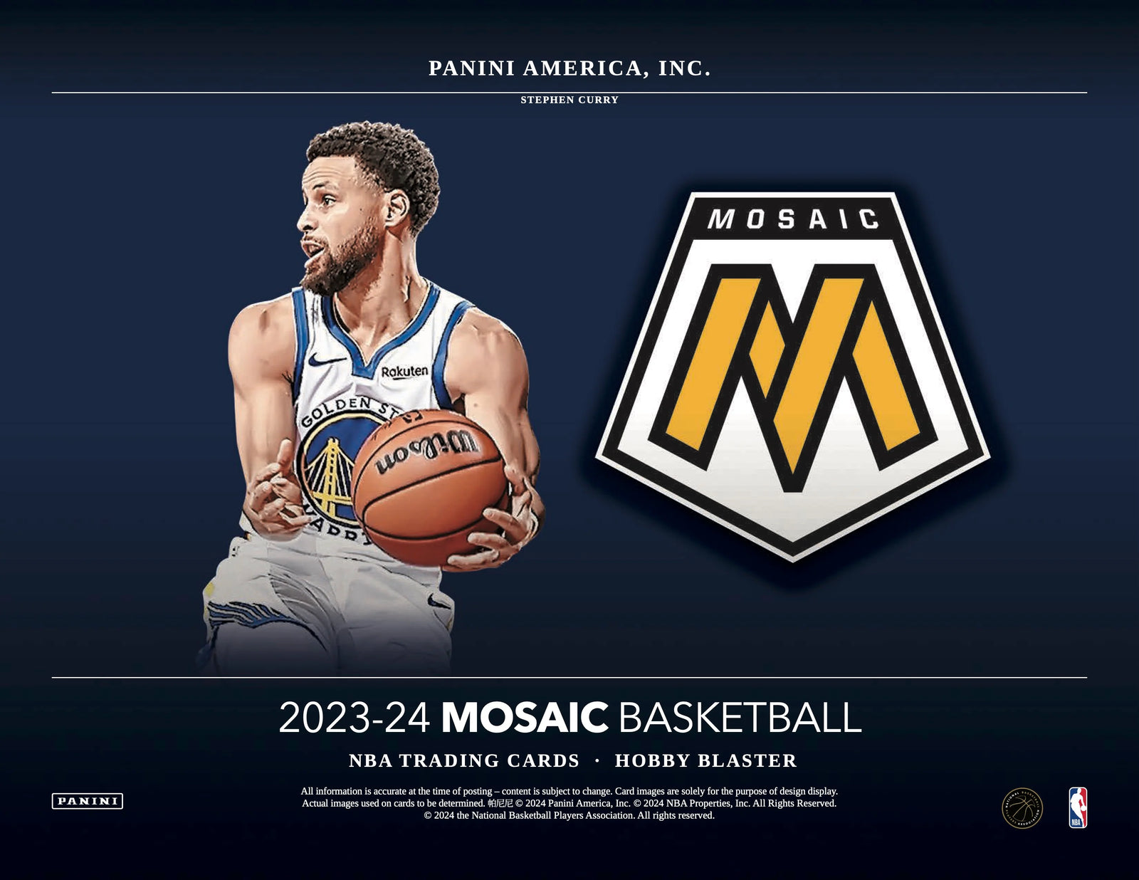 2023-24 Panini Mosiac Basketball Blaster Trading Cards